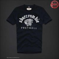 heren abercrombie korte tees football chief head donkere marineblauw Originele Sale 92znn145